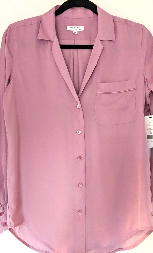 EQUIPMENT button down blouse